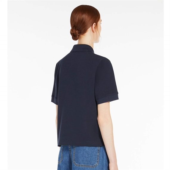 Weekend Max Mara Scena Polo Bluse, Navy 
